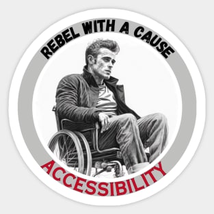 Rebel With A Cause Sticker